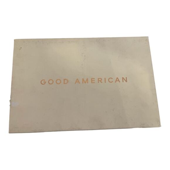 Good American Ankle Chelsea Boots Combat Lug Sole Pull On Leather Black Size 14 - Picture 9 of 10